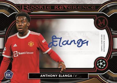 2021 22 Topps Museum Collection UEFA Champions League Cards Rookie Reverence Autographs Anthony Elanga RC