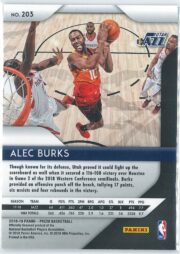 Alec Burks Panini Prizm Basketball 2018 19 Base 203 2