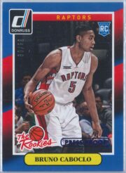 Bruno Caboclo Panini Donruss Basketball 2014 15 The Rookies 22 Blue Press Proof 8099 RC 1