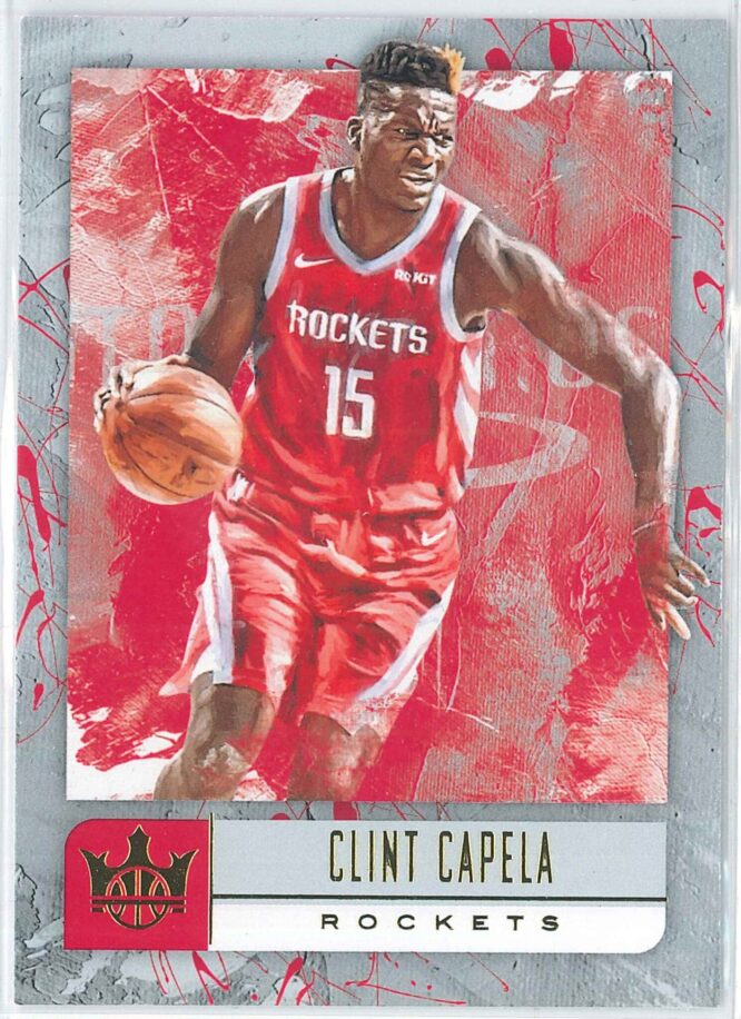 Clint Capela Panini Court Kings Basketball 2018-19 Base  #85