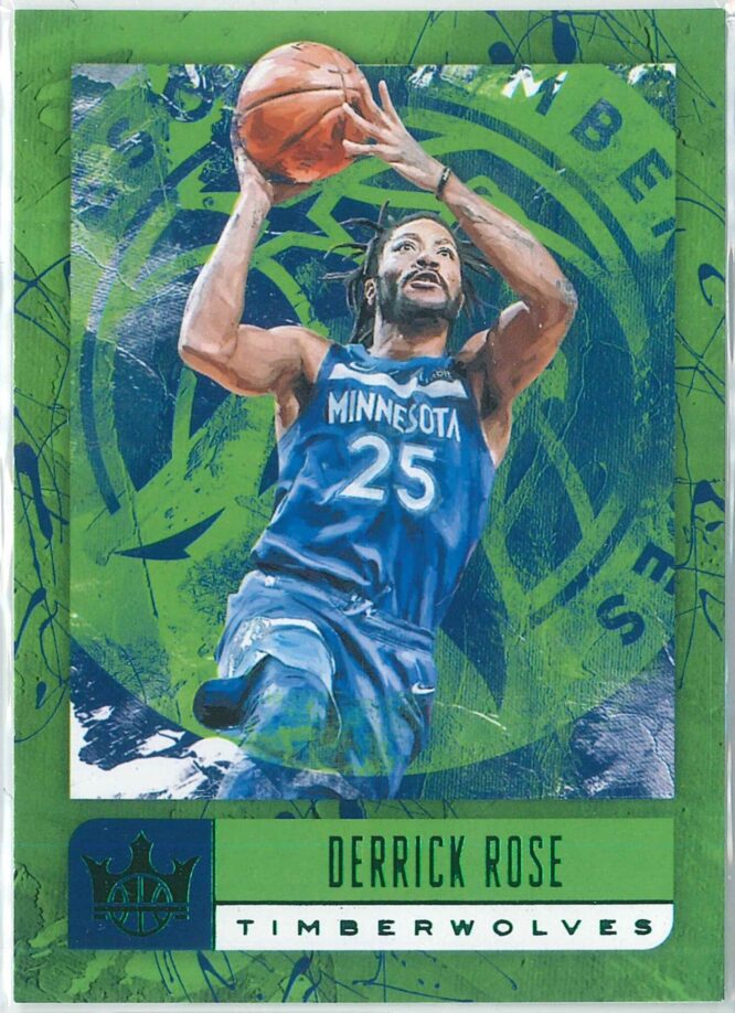 Derrick Rose Panini Court Kings Basketball 2018-19 Base Jade #72