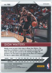 Dion Waiters Panini Prizm Basketball 2018 19 Base Silver Prizm 166 2