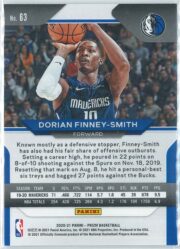 Dorian Finney Smith Panini Prizm Basketball 2020 21 Base 63 2