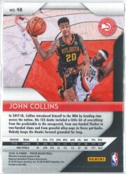 John Collins Panini Prizm Basketball 2018 19 Base 48 2