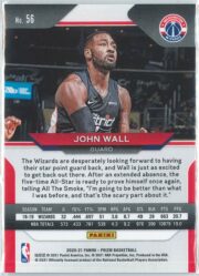 John Wall Panini Prizm Basketball 2020 21 Base 56 2
