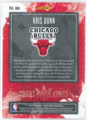 Kris Dunn Panini Court Kings Basketball 2018 19 Base 36 2