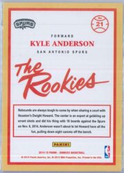 Kyle Anderson Panini Donruss Basketball 2014 15 The Rookies 21 RC 2