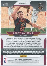 Larry Nance Jr. Panini Prizm Basketball 2020 21 Base Purple Wave 191 2