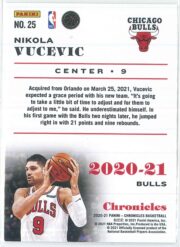 Nikola Vucevic Panini Chronicles Basketball 2020 21 Base 25 2
