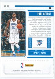 Paul George Panini Contenders Draft Picks Basketball 2018 Season Ticket Variation 46 2