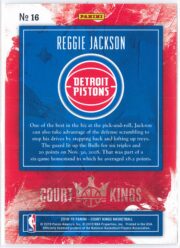 Reggie Jackson Panini Court Kings Basketball 2018 19 Base 16 2