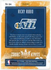 Ricky Rubio Panini Court Kings Basketball 2018 19 Base 24 2