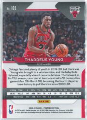 Thaddeus Young Panini Prizm Basketball 2020 21 Base 165 2
