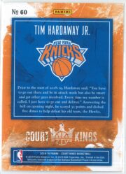 Tim Hardaway Jr. Panini Court Kings Basketball 2018 19 Base Jade 60 2