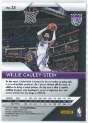 Willie Cauley Stein Panini Prizm Basketball 2018 19 Base 221 2