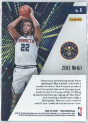 Zeke Nnaji Panini Prizm Basketball 2020 21 Instant Impact Insert 8 RC 2