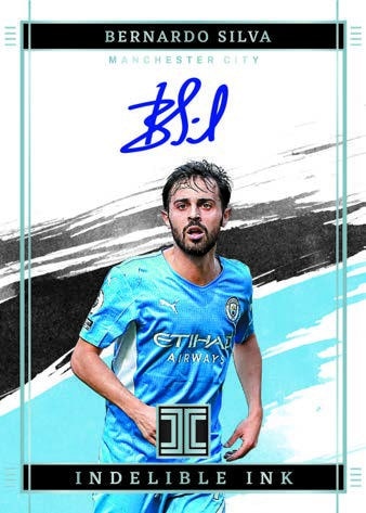 2021-22 Panini Impeccable Premier League Soccer Cards Indelible Ink Bernardo Silva auto