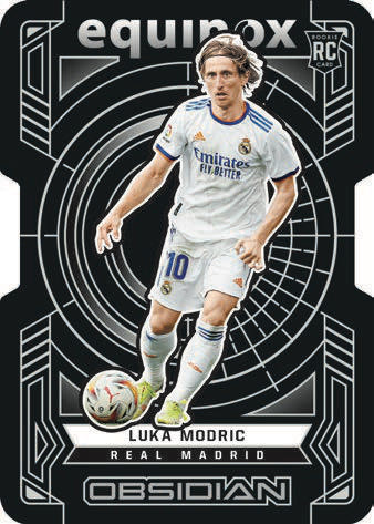2021 22 Panini Obsidian Soccer Cards Equinox Die Cut Luka Modric