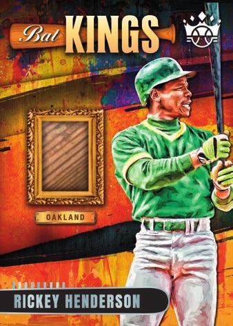 2022 Panini Diamond Kings Baseball Cards Bat Kings Rickey Henderson new