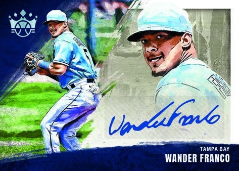 2022 Panini Diamond Kings Baseball Cards DK Signatures Wander Franco RC autograph