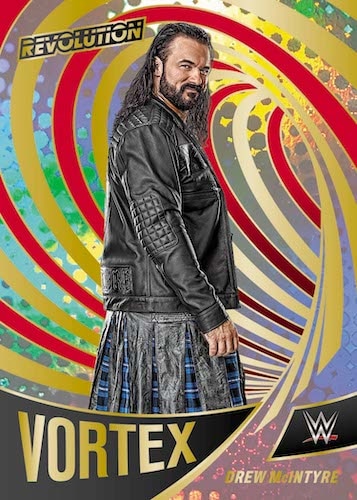 2022 Panini Revolution WWE Wrestling Cards Vortex Drew MacIntyre