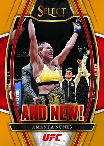 2022 Panini Select UFC Cards And New Gold Prizms Amanda Nunes Hobby exclusive