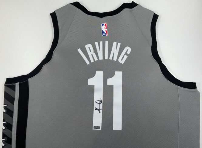 Kyrie Irving Authentic Signed Brooklyn Nets Nike Black Swingman Jersey [PA 63272]