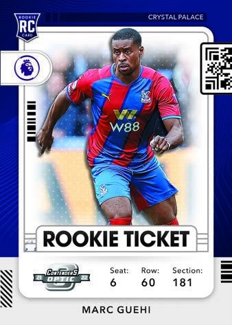 2021 22 Panini Chronicles Soccer Cards Premier League Contenders Optic Rookie Ticket Marc Guehi RC