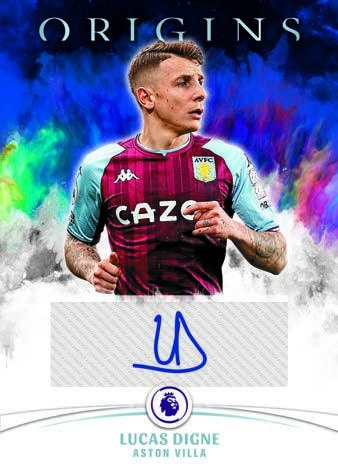 2021 22 Panini Chronicles Soccer Cards Premier League Origins Autographs Lucas Digne