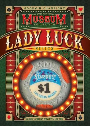 2021 Upper Deck Goodwin Champions Trading Cards Lady Luck Relics Casino Chip