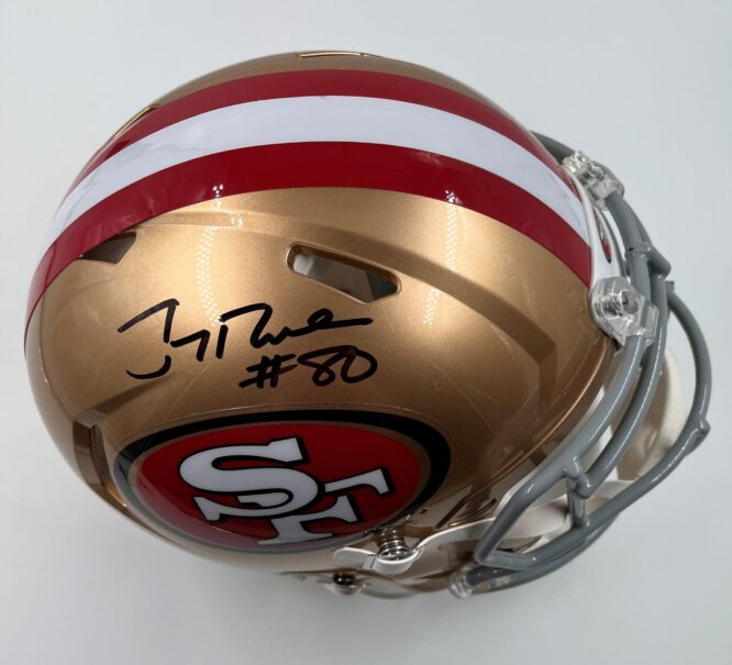 Jerry Rice Jerry Rice Signed San Francisco 49ers Full Size Speed Proline Helmet BAS WF02026 2