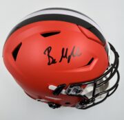 Baker Mayfield Signed Cleveland Browns Eclipse Full Size Speed Flex Helmet B485467 2