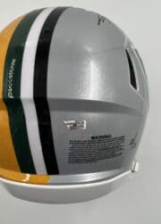 Charles Woodson Signed Las Vegas Raiders Green Bay Packers Half and Half Full Size Speed Authentic Helmet Serial Numbered 1221 B478764 5