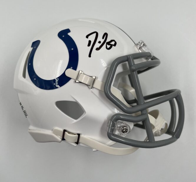 Darius Leonard Signed Indianapolis Colts Speed Mini Helmet  [B396801]