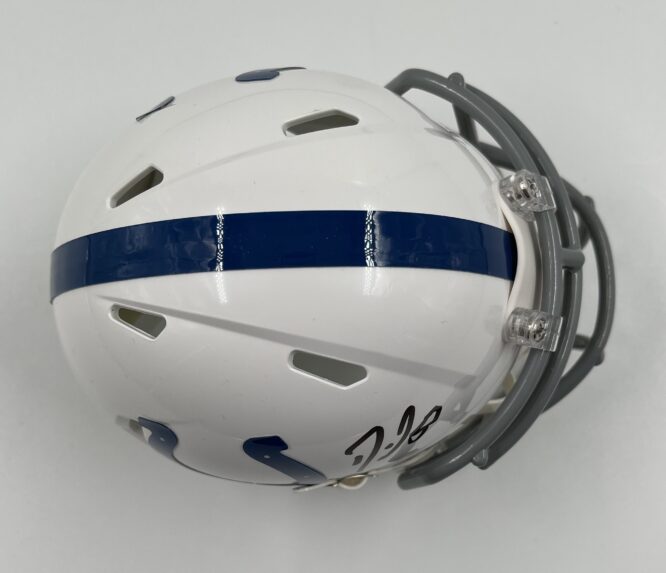 Darius Leonard Signed Indianapolis Colts Speed Mini Helmet B396801 4