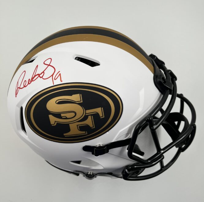 Deebo Samuel Signed San Francisco 49ers Full Size Lunar Eclipse Speed Authentic Helmet B485464 2