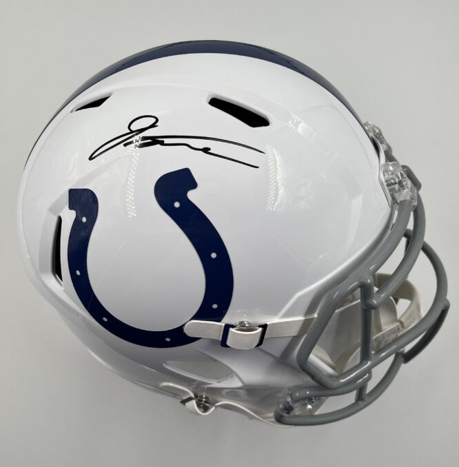 Jonathan Taylor Signed Indianapolis Colts Full Size Speed Replica Helmet B485463 2