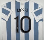 Lionel Messi Argentina National Team Replica Signed Shirt with Silver Signature B536233 2