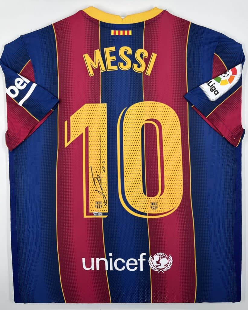 Lionel Messi Barcelona Vaporknit Signed Jersey Black Signature [B536234]