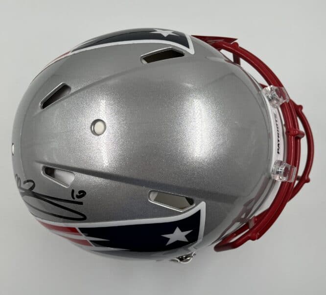 Mac Jones Signed New England Patriots Speed Full Size Authentic Helmet B485466 6