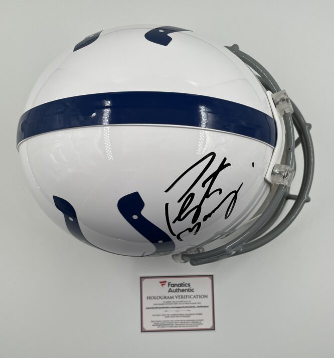Peyton Manning Signed Indianapolis Colts Pro Line Full Size Helmet B485468 4
