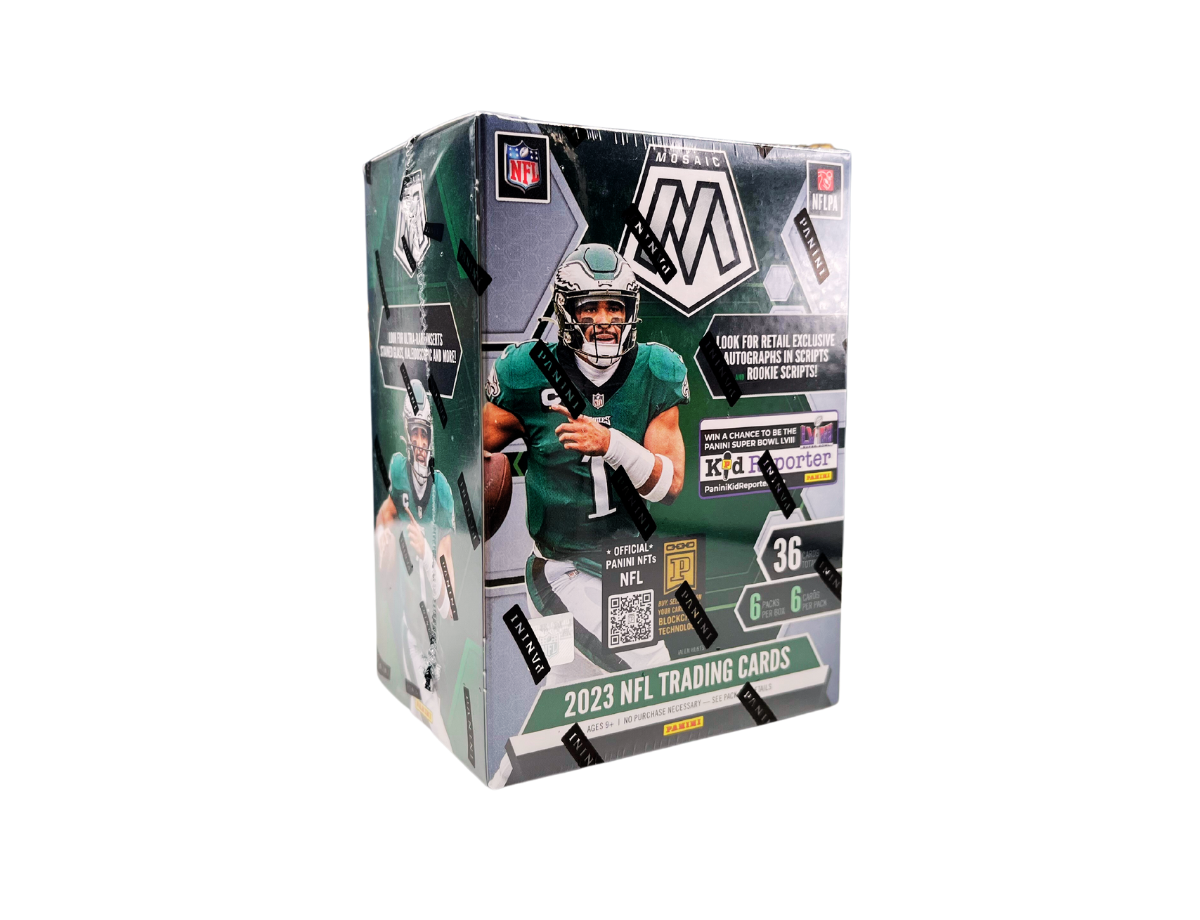 2023 NFL Panini Mosaic Football Trading Card Mega Box